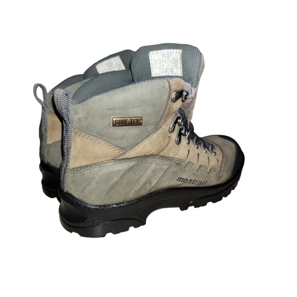 Montrail GentorX1283 Womens Brown‎ Leather Ankle Hiking Boots Sz 7